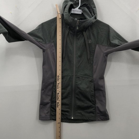 The North Face Womens Black Long Sleeve Pockets Full Zip Hooded Jacket Size SP - Picture 3 of 7